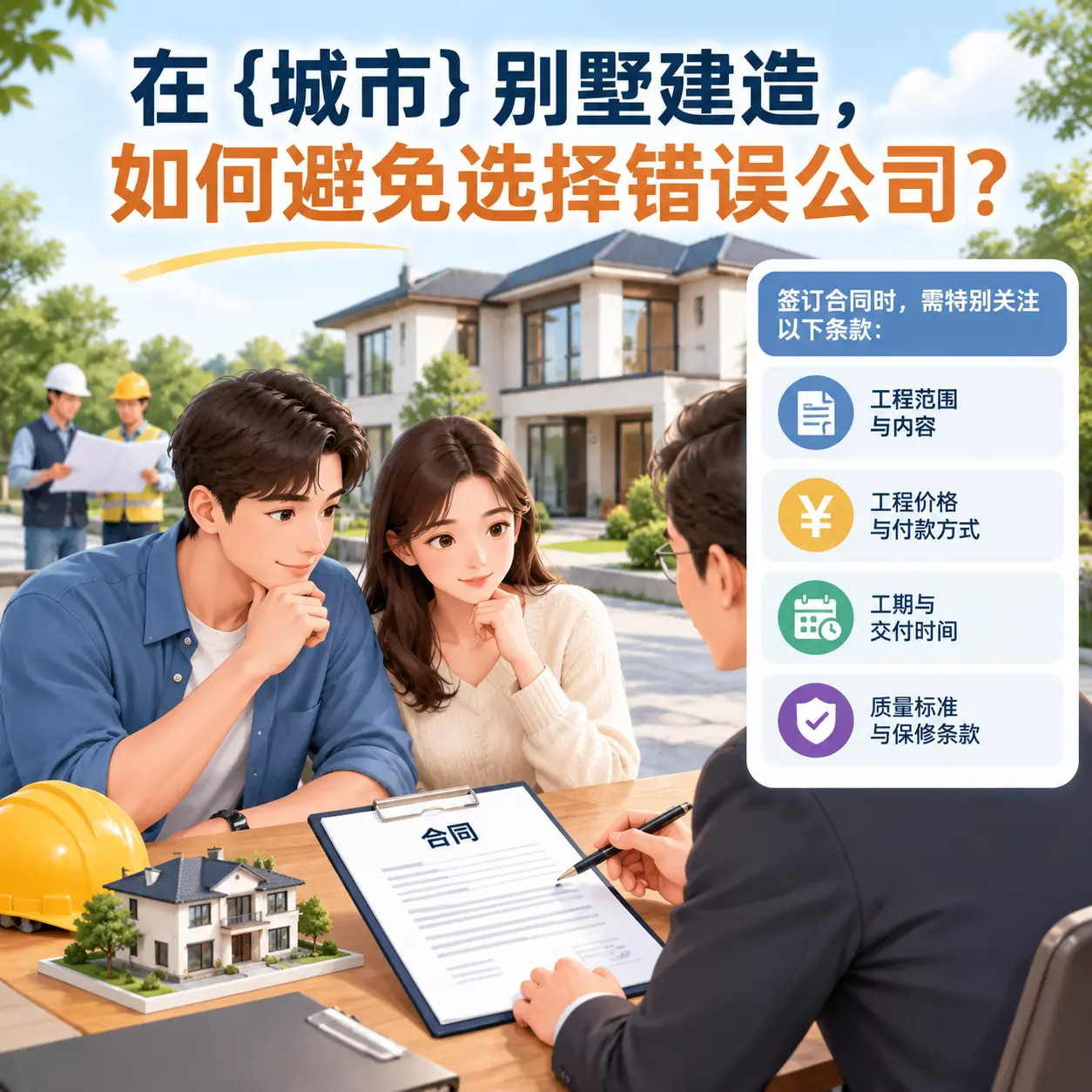 在 贵州 别墅建造,如何避免选择错误公司?