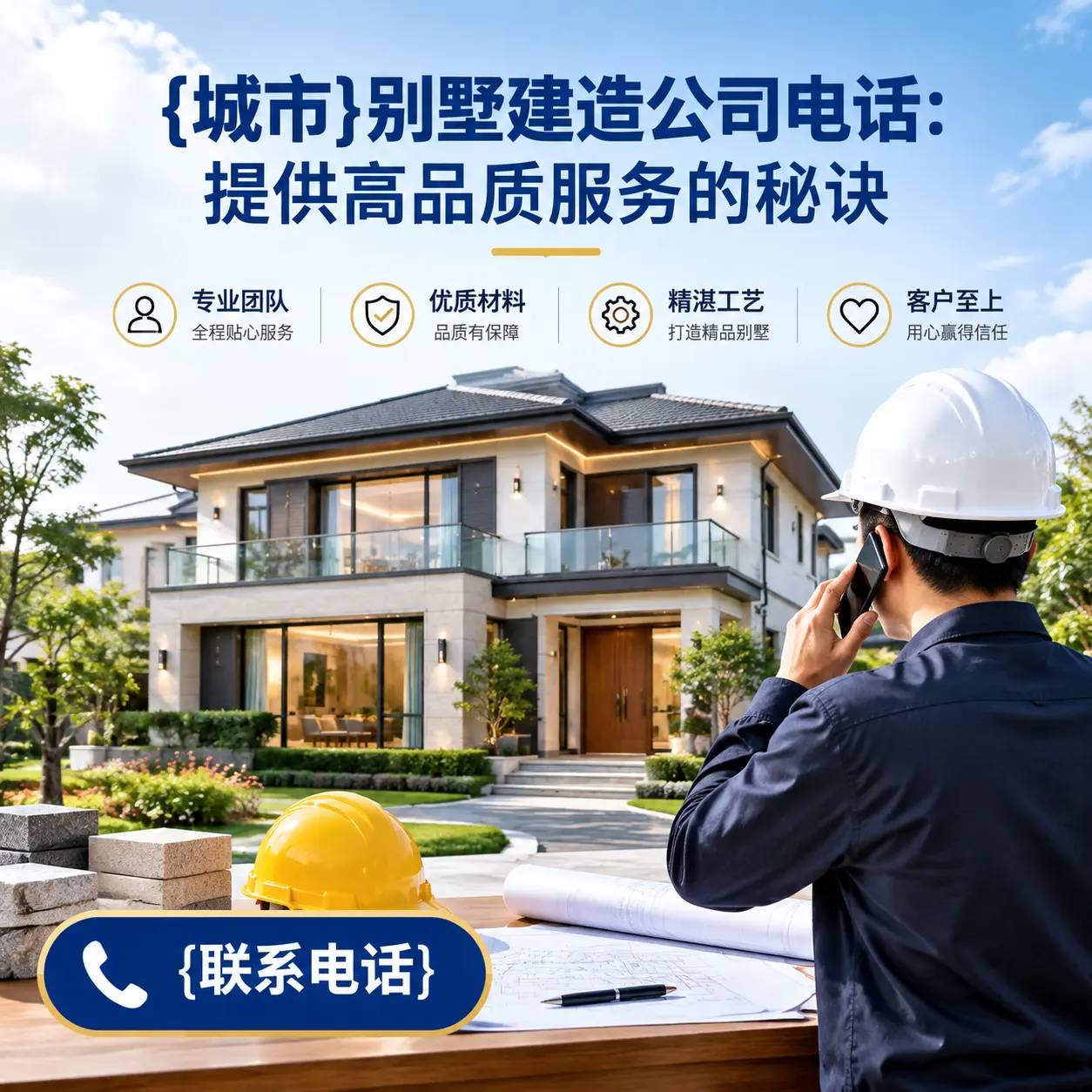 贵州别墅建造公司电话:提供高品质服务的秘诀