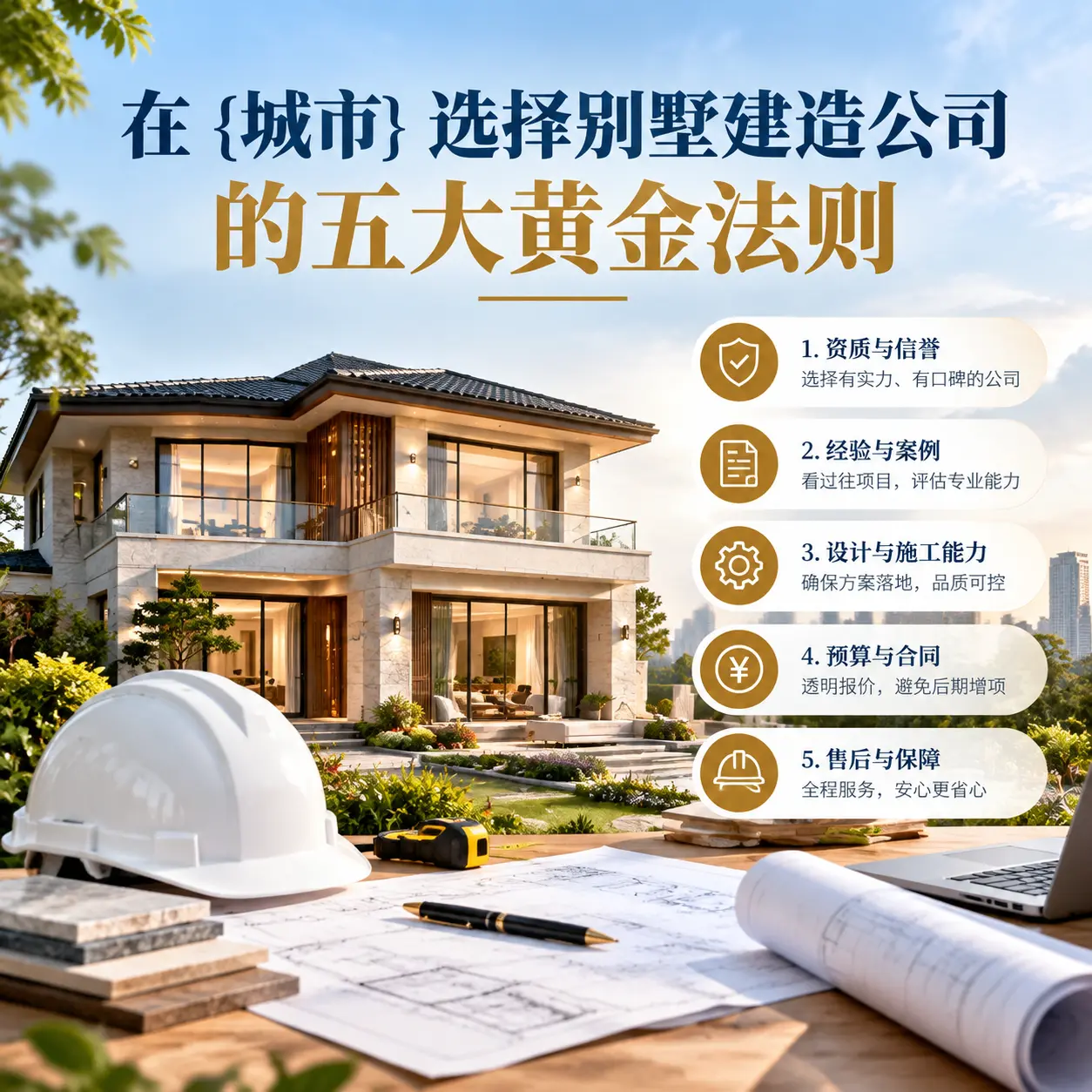 在 贵州 选择别墅建造公司的五大黄金法则