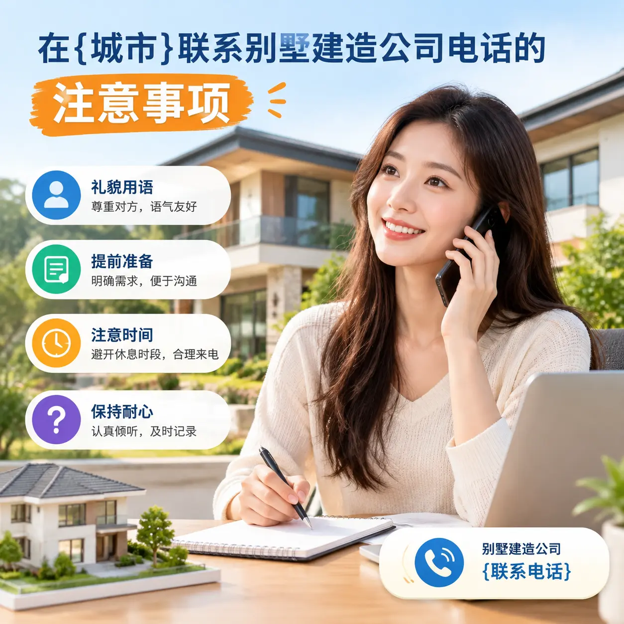 在贵州联系别墅建造公司电话的注意事项