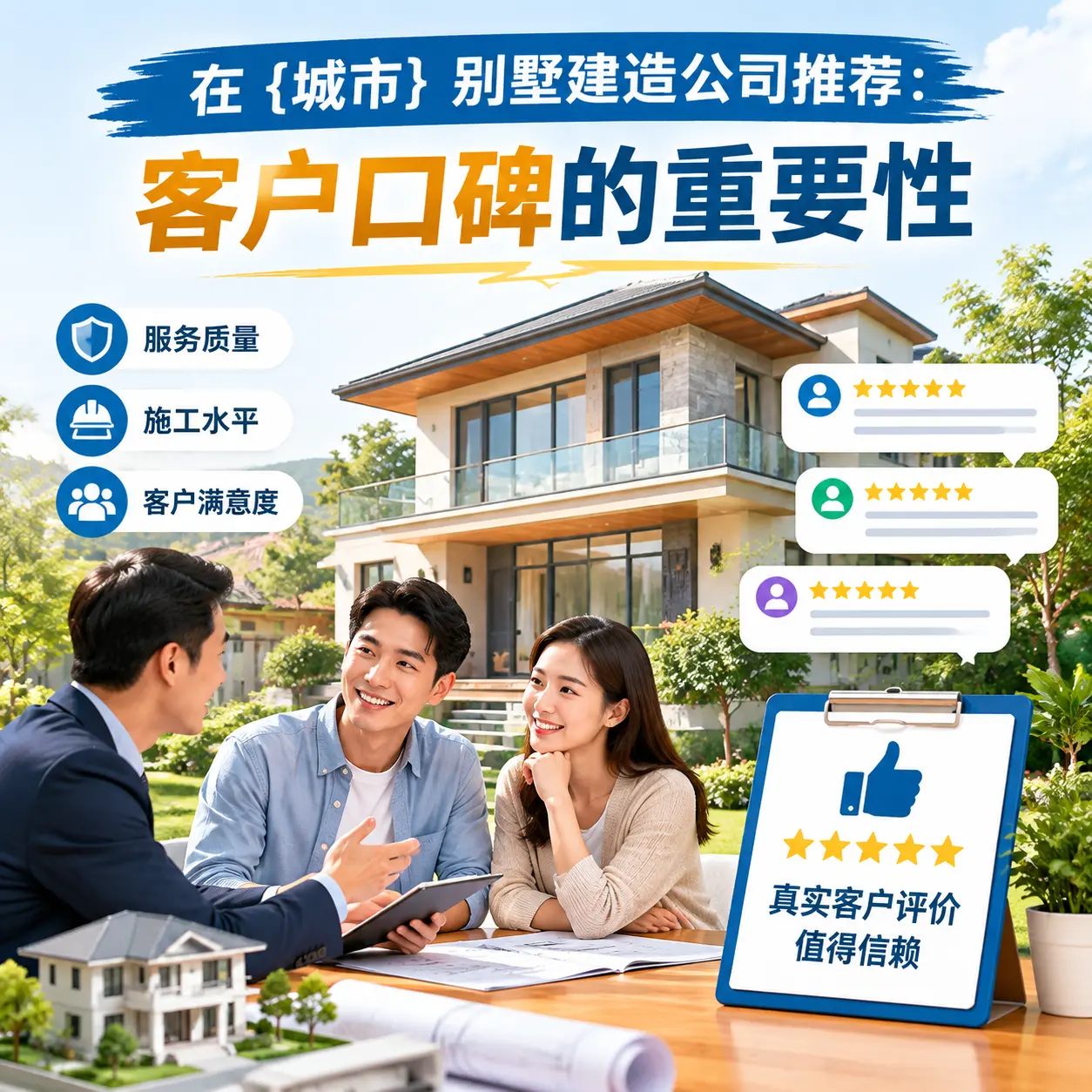 在 贵州 别墅建造公司推荐:客户口碑的重要性
