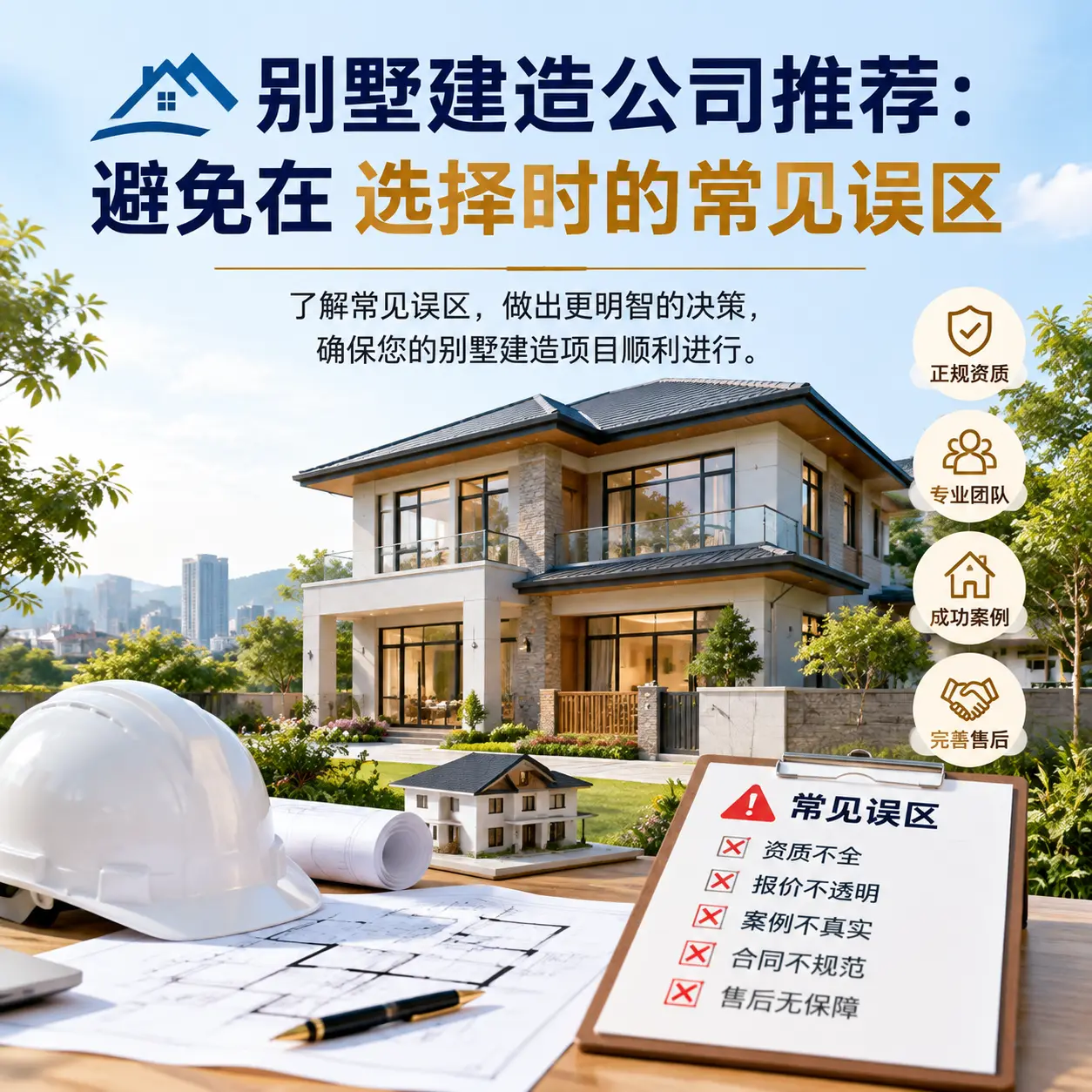 别墅建造公司推荐:避免在 贵州 选择时的常见误区