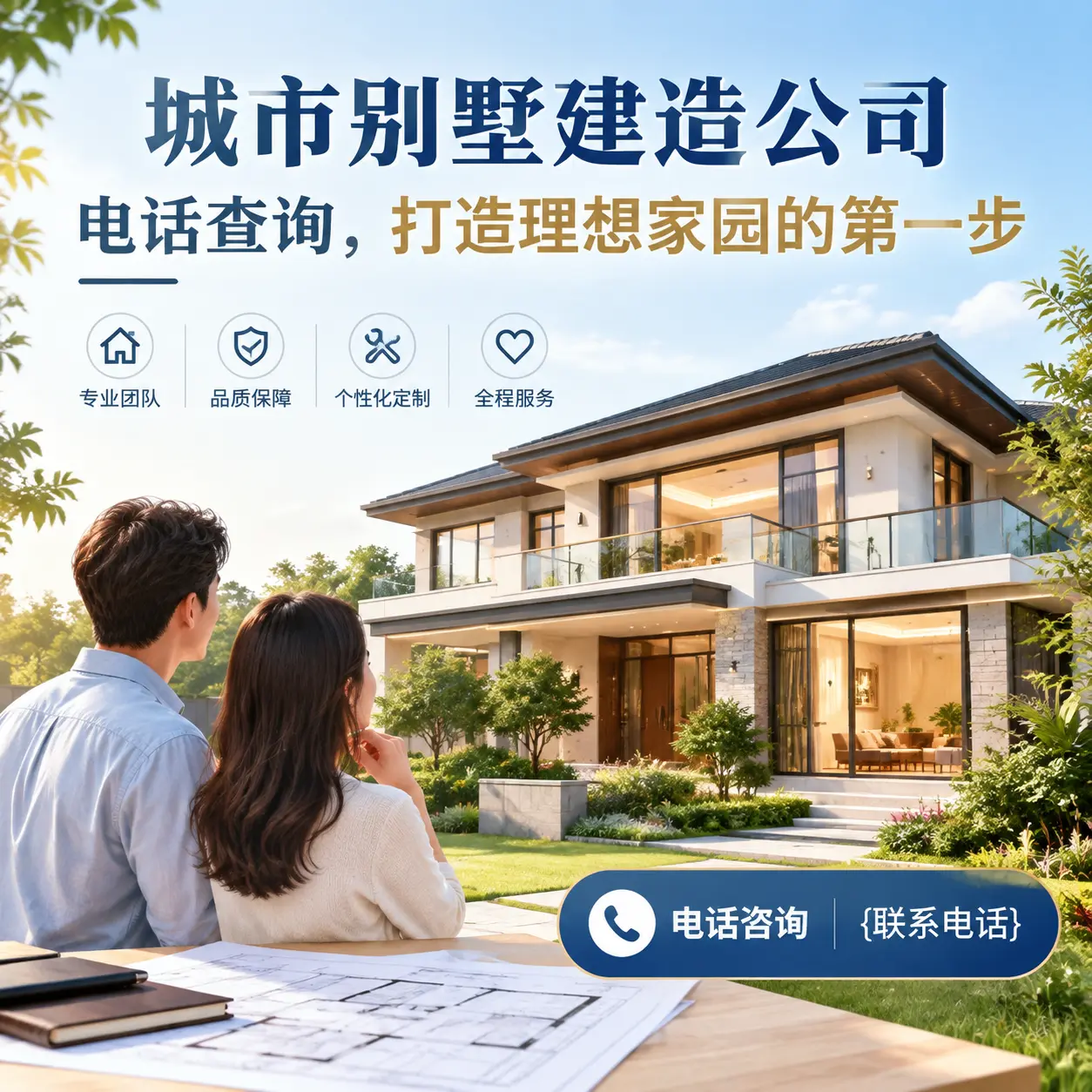 贵州别墅建造公司电话查询,打造理想家园的第一步