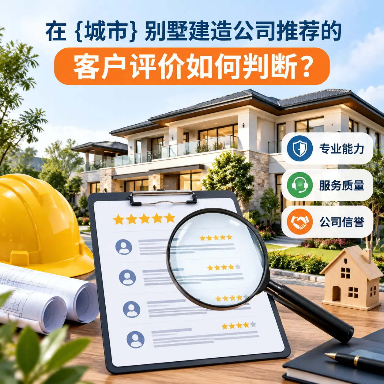 在 贵州 别墅建造公司推荐的客户评价如何判断?