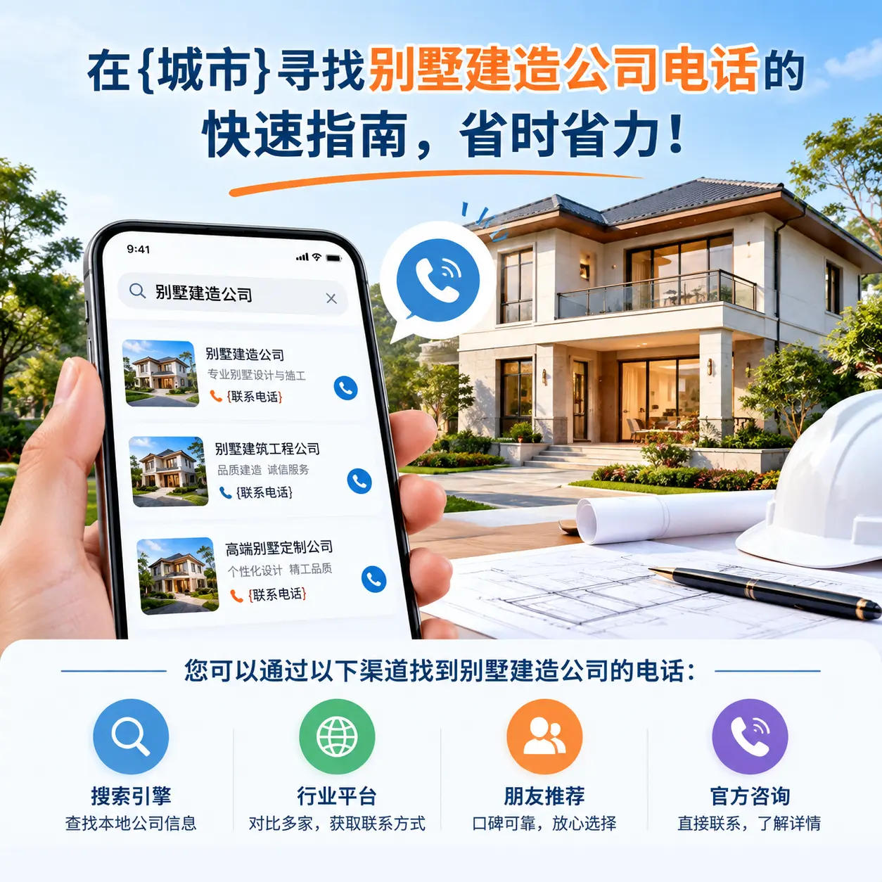 在贵州寻找别墅建造公司电话的快速指南，省时省力！