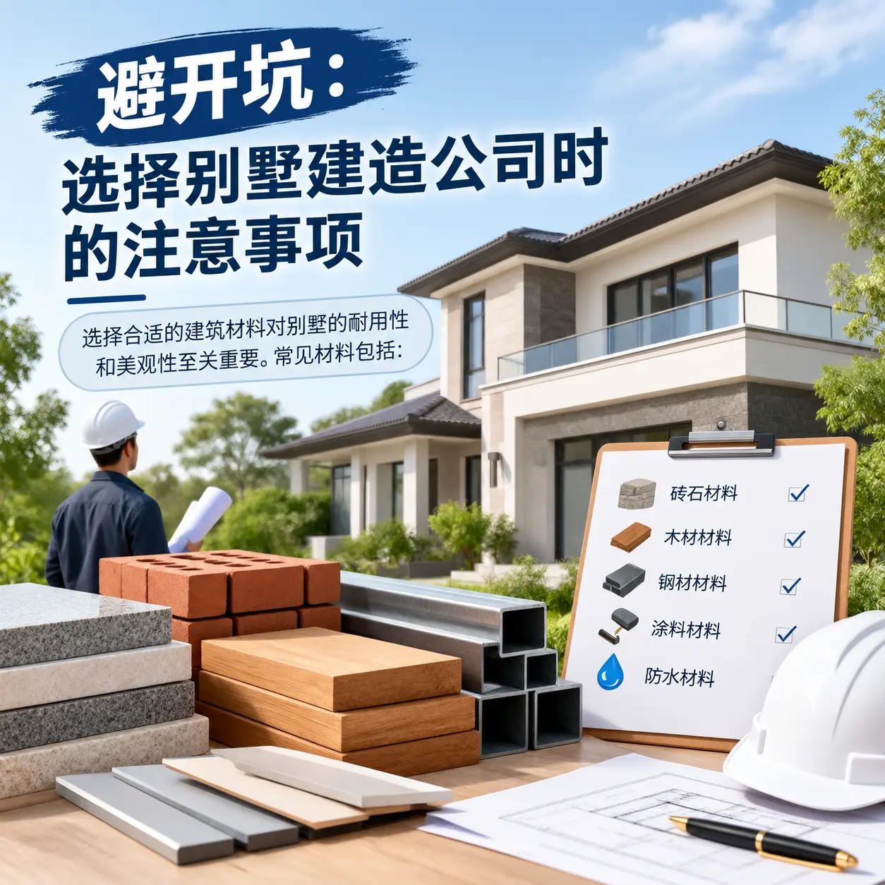 避开坑：选择 贵州 别墅建造公司时的注意事项
