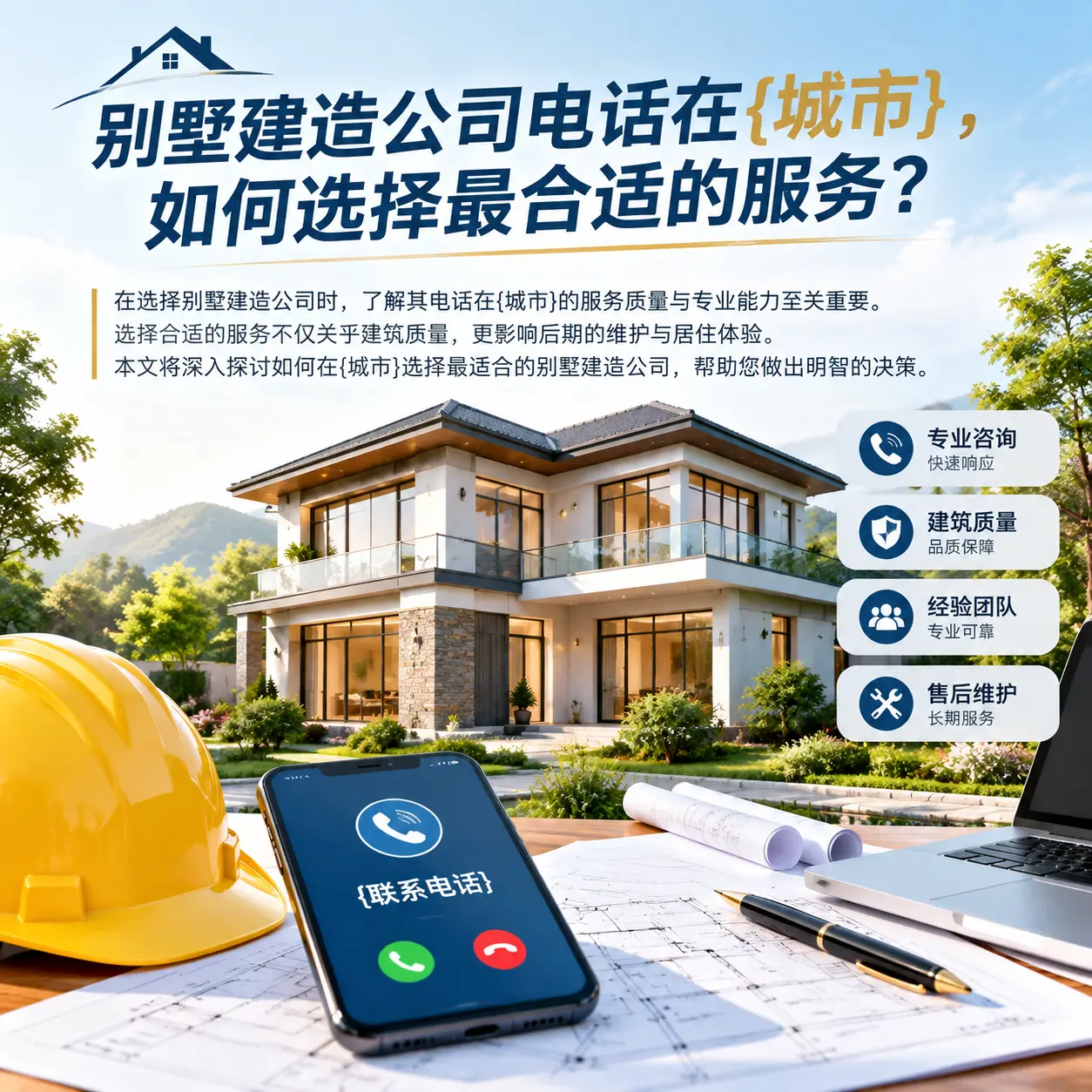 别墅建造公司电话在贵州，如何选择最合适的服务？