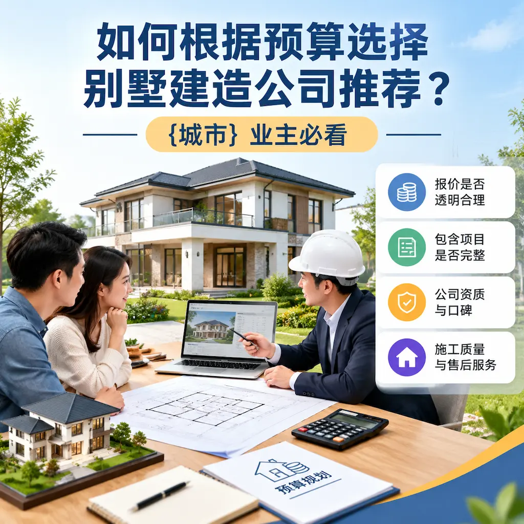 如何根据预算选择别墅建造公司推荐？ 贵州 业主必看