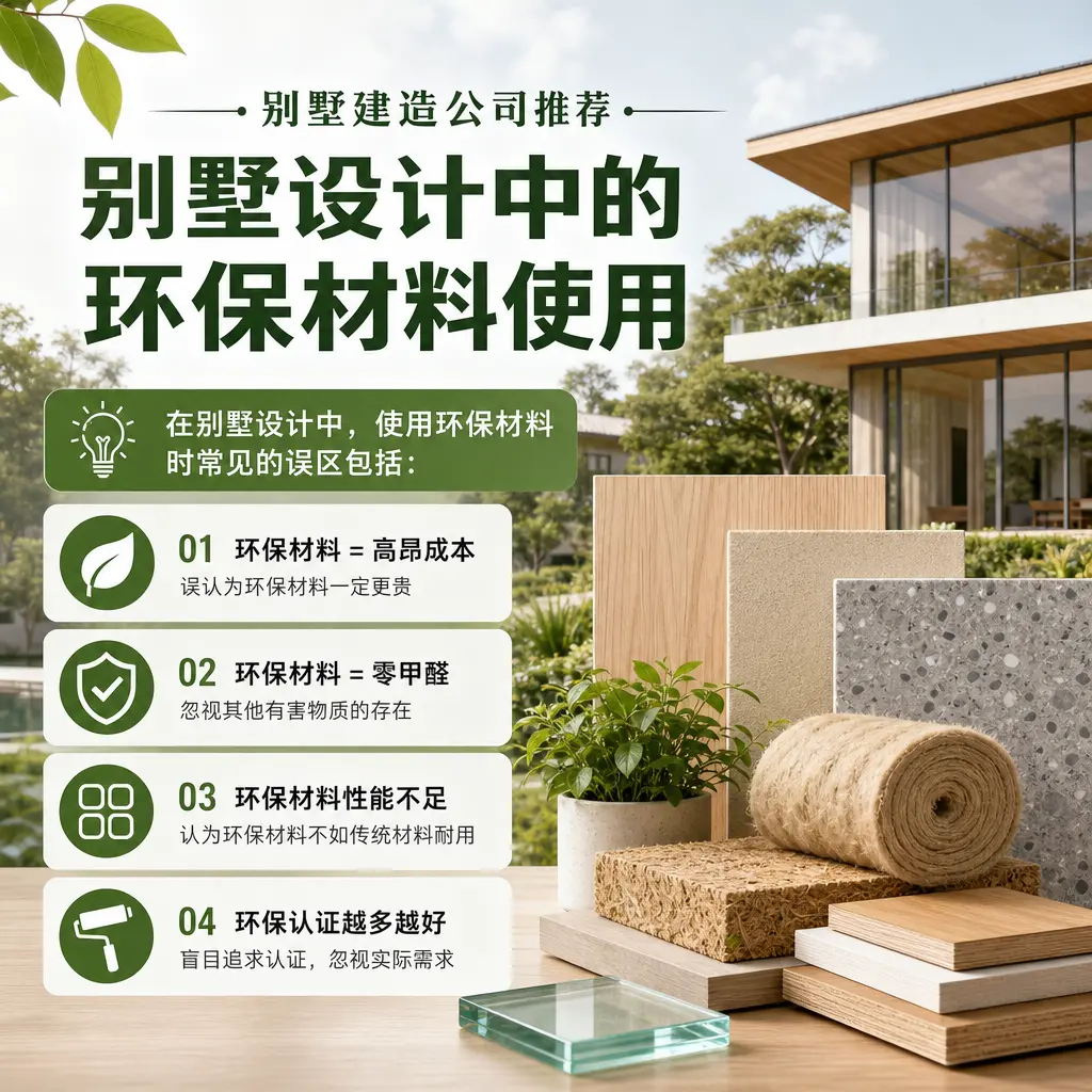 别墅建造公司推荐: 贵州 别墅设计中的环保材料使用