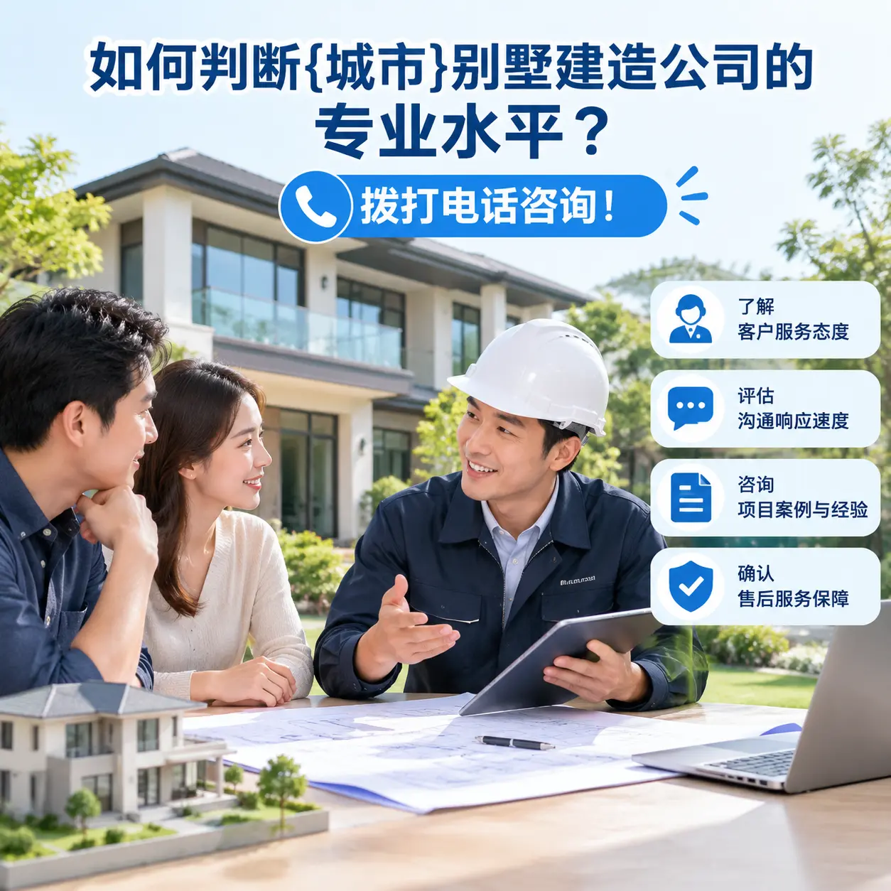如何判断贵州别墅建造公司的专业水平？拨打电话咨询！